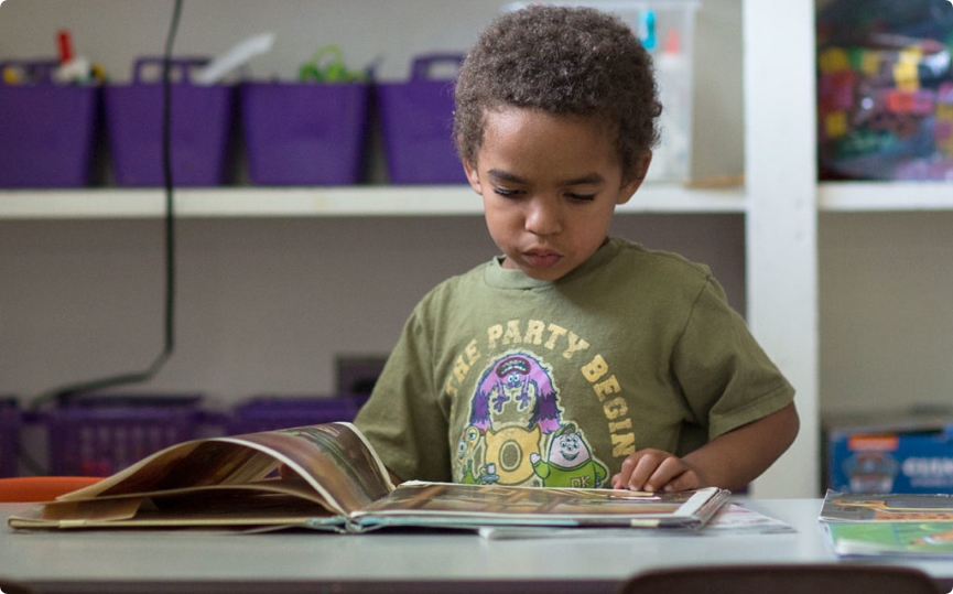 child reading