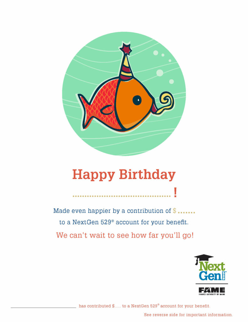 NextGen 529® Giving Card