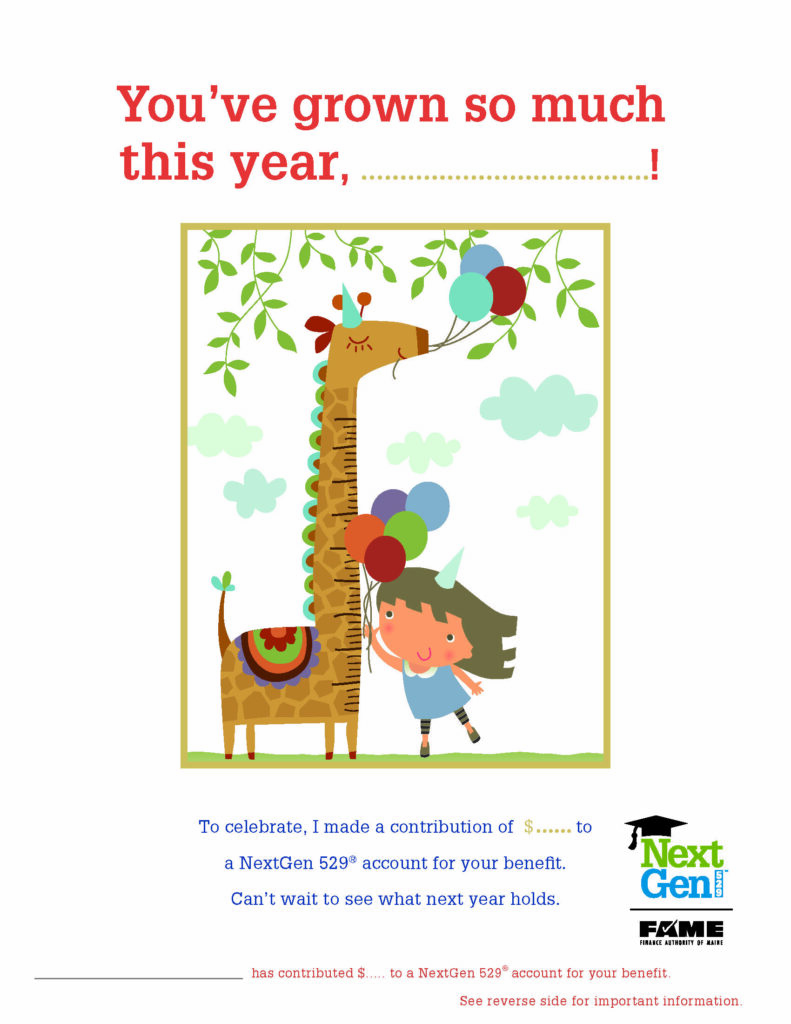 NextGen 529® Giving Card